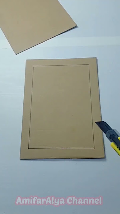 Papan tulis dari kardus #shortsvideo #diy