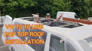 How to fit a Pop top roof self build DIY elevating roof