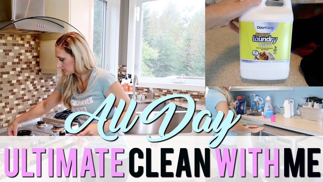 ALL DAY ULTIMATE CLEAN WITH ME ~ CLEANING MOTIVATION 2018 ~  NEW!!!