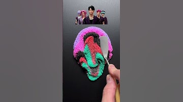 Guess the mixed color of Saja Boys #sodapop #kpopdemonhunter #satisfying #sharkzhan