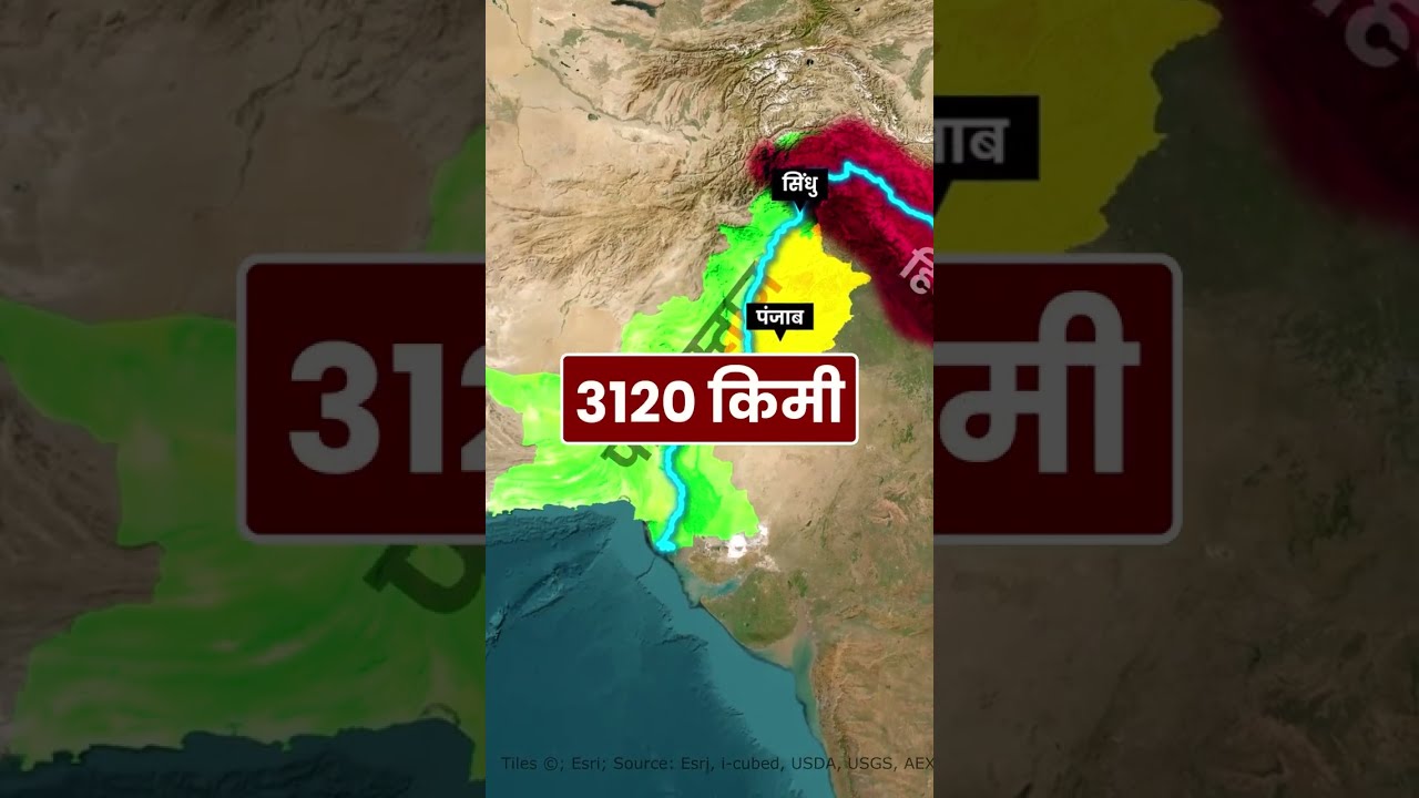 Indus (Sindhu) River l Map In Short  सिंधु नदी तंत्र  the lifeline of 