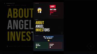 The dirty truth about Angel Investors #angelinvesting #Termsheet#Startupfunding #viral #startupindia