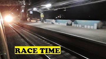 Cat & Mouse Parallel Race | Arrogant Howrah Bardhaman EMU Overtake Sealdah Duronto & Re-Overtake