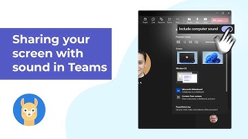 Share your screen with audio during a Microsoft Teams meeting