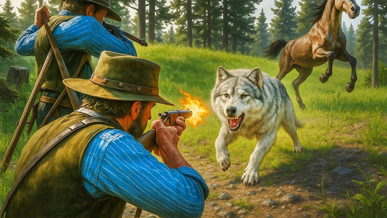 He Just Wanted a Picture… The Wolf Wanted More 🐺⚰️ | RDR2 Cinematic ...