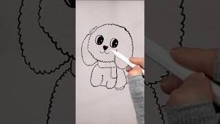 How to draw dog easy in Procreate 🐶 #digitalart #drawing #artwork