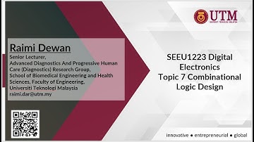 Week 7 20042022 Topic7 Combinational Logic Design
