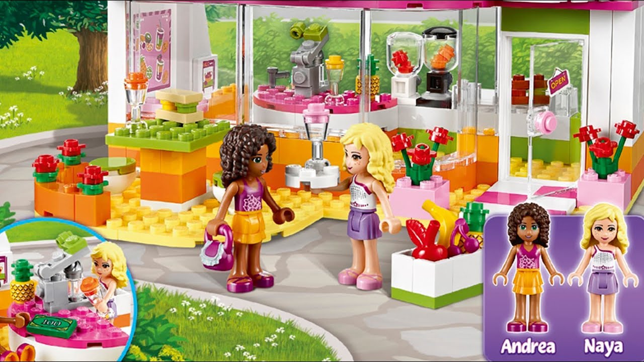Heartlake Juice Bar Bar Z Sokami W Heartlake 41035 Lego