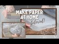 How To Make Recycled Paper Mould Deckle Diy Tutorial