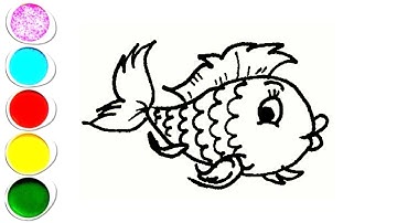 How to draw fish 🐟 drawing for beginners artist !!