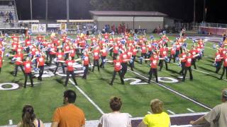 WHS Blue Belles Perform at Bruce Field at TVCC Cardinals halftime