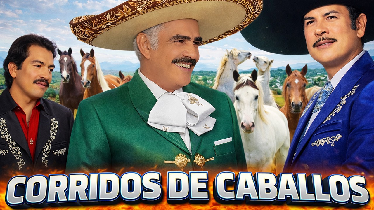3 Hora Puros Corridos de caballos Vicente Fernandez y Antonio Aguilar y mas