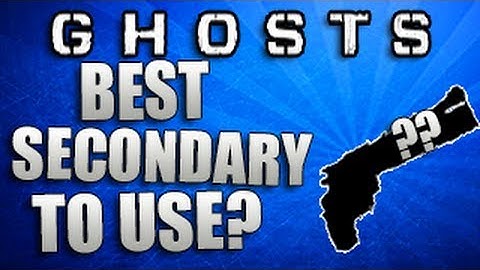 Call Of Duty: Ghosts -  Best Secondary Weapon - (Best Pistol Gun Multiplayer)