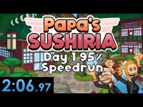 Papa's Sushiria in 08:31 by mrhalf - Papa Louie Category Extensions -  Speedrun