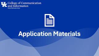 UK SIS Graduate Application Walkthrough: Application Materials