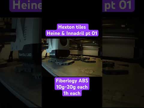 Hexton tiles, Lineage 2 Heine and Innadril pt 01, 3D printed on Bambu Lab x1 Carbon, 1h each 10g-20g
