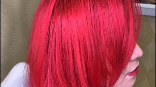 اجمل صبغات الشعر الاحمر الوان ناريه في مشغل منال نجد صبغات٢٠١٩ red hair color