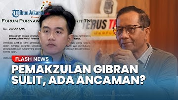 PEMAKZULAN GIBRAN TERSENDAT! Mahfud MD Ungkap Ada DUGAAN ANCAMAN TERSEMBUNYI Jokowi ke Prabowo