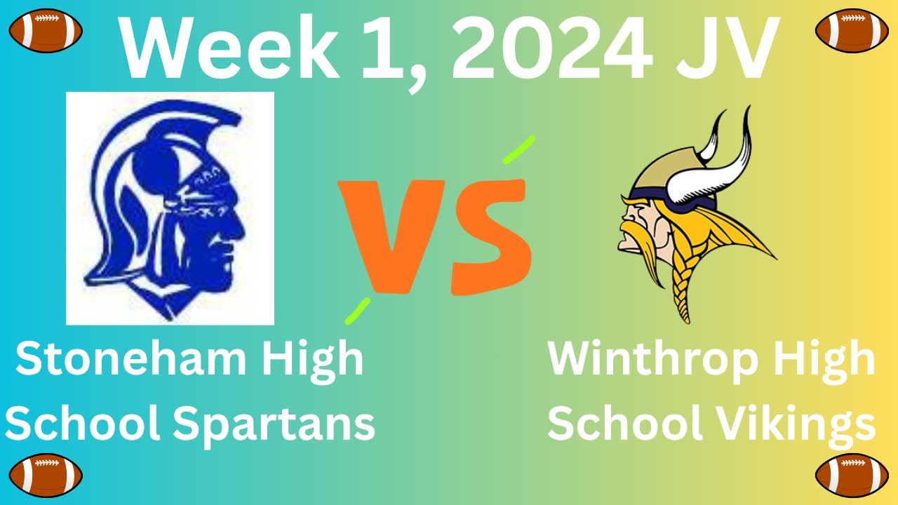 Stoneham High School Spartans vs Winthrop High School Vikings JV Football Week 1, 2024