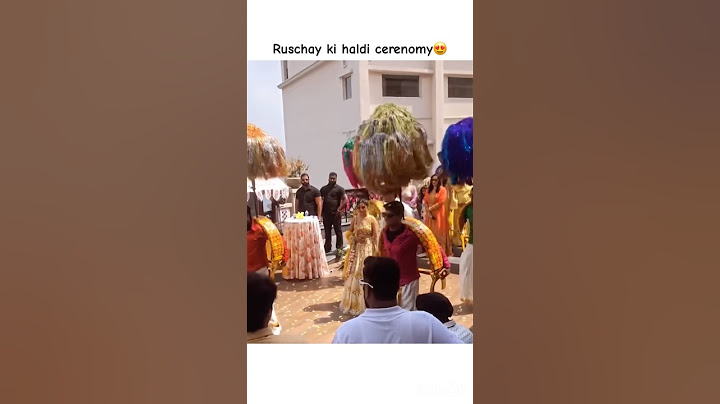 Nischay aur Ruchika ki haldi ceremony💛 #triggeredinsaan #ruchikarathore #fukrainsaan #wedding