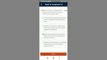 Understanding Incubation and Entrepreneurship #Week 10 # NPTEL#2024