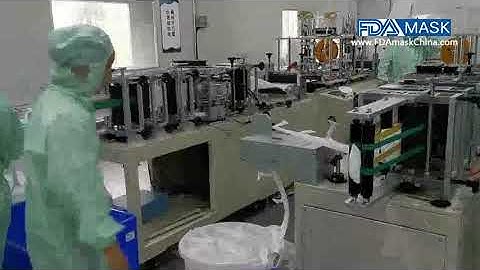 Flat folding KN95 mask machine automatic N95 mask with earloop making production machine