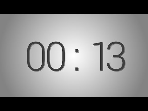 13 Seconds countdown Timer - 5 beep at the end | Simple Timer (thirteen sec)