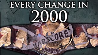 Every WWF Hardcore Championship Title Change in the Year 2000!