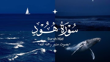 ﴿يا بُنَيَّ اركَب مَعَنا﴾ ||تلاوة مؤثرة وخاشعة من سورة هود لقصة نوح وابنه بصوت القارئ منير رحمه الله