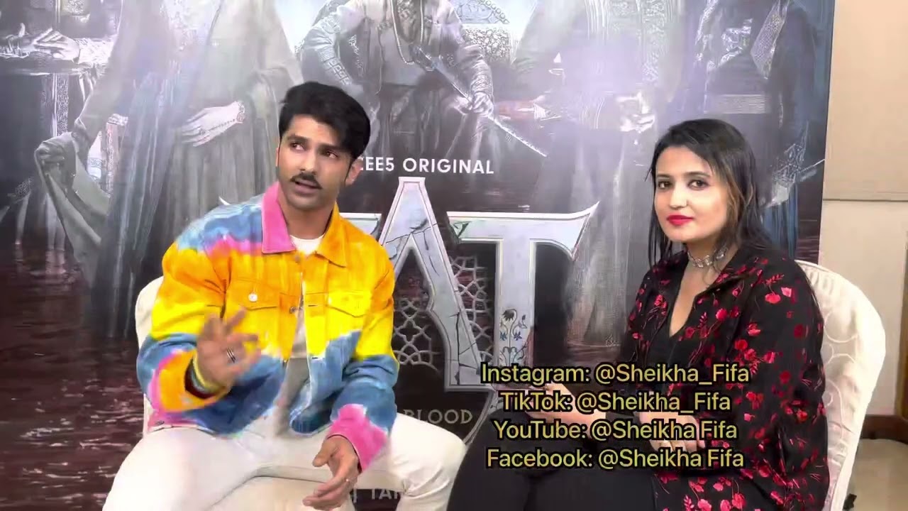 @SheikhaFifa interviews Bollywood Actor Taha Shah Badusha, Taj- Divided by Blood