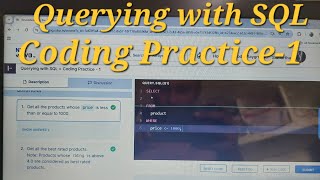 Coding Practice-1 Querying with SQL | NXTWAVE | SQL | CCBP |