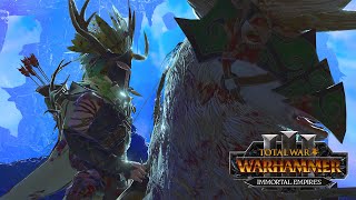 Basically Bow Tyrion - Wood Elves vs Greenskins Land Battle // Total War: WARHAMMER 3