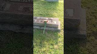My tribute to Jenny Likens' grave on August 20, 2024, Part 1.