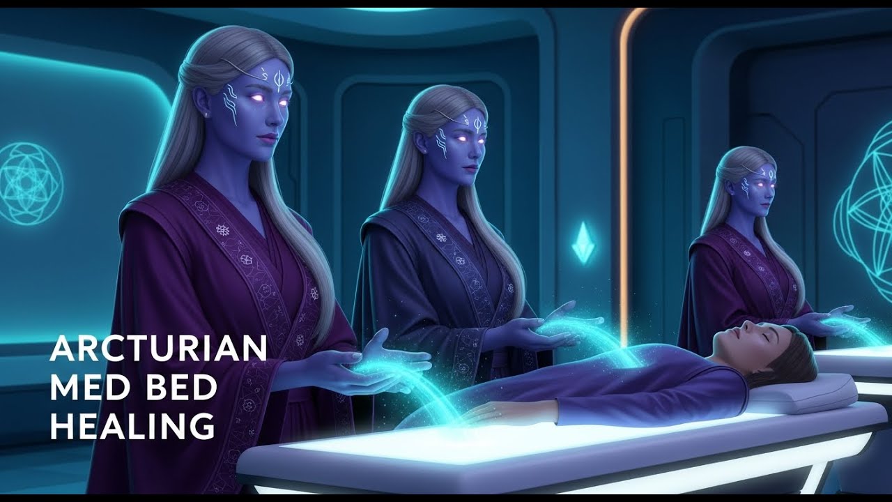 Arcturian Frequency Chamber 🌠 528Hz Light Codes for DNA Healing and ...
