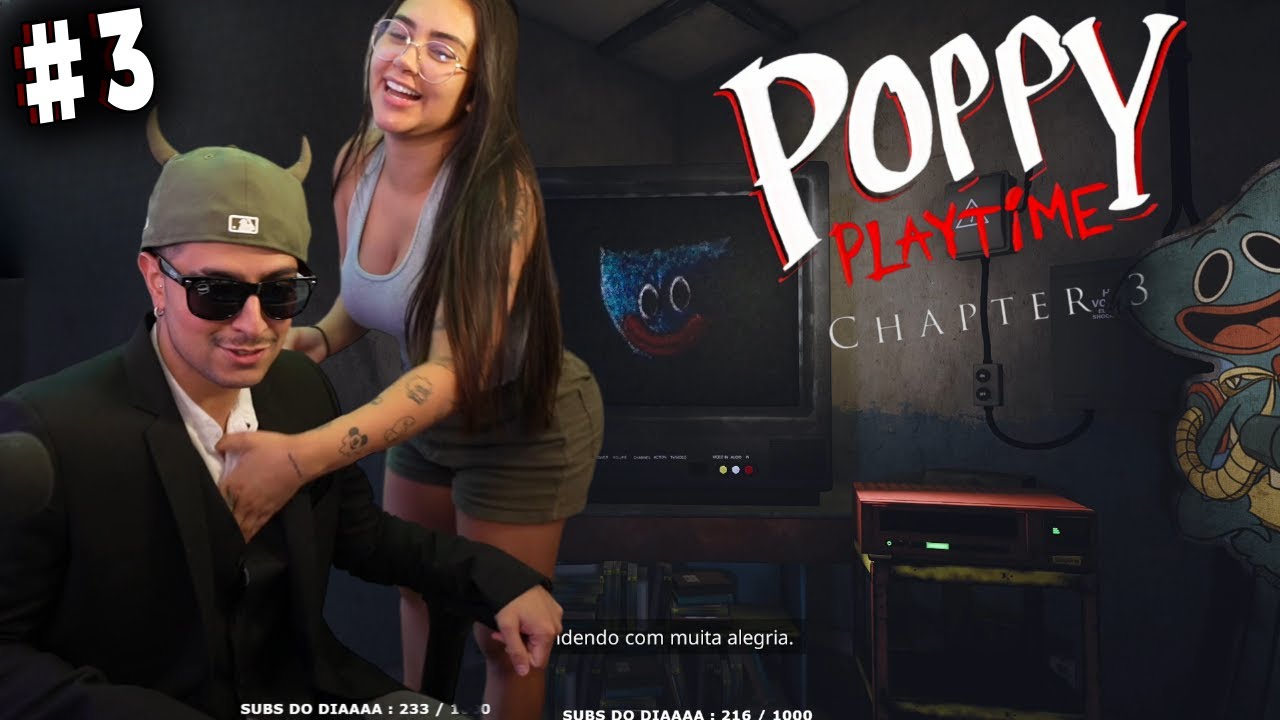CORINGA JOGANDO O NOVO POPPY PLAYTIME 3 - JOGO INCRÍVEL -  CHAPTER 3 EP3