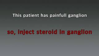 US-guide ganglion steroid injection screenshot 4