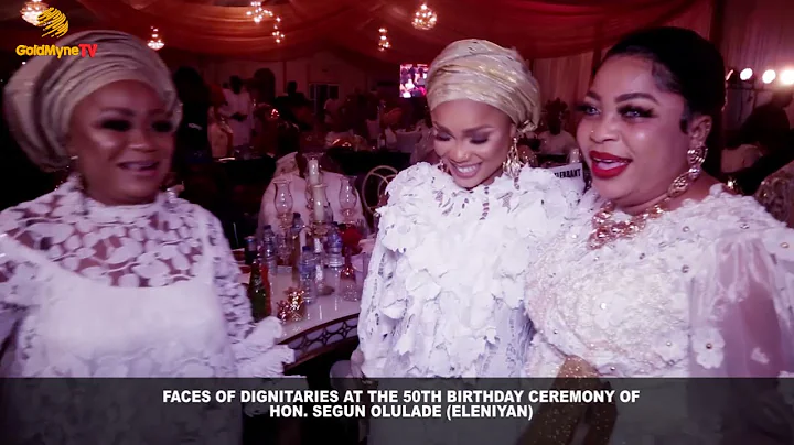 IYABO OJO, FOLUKE DARAMOLA, KEMI AFOLABI, AT 50TH BIRTHDAY OF HON  SEGUN OLULADE, ELENIYAN
