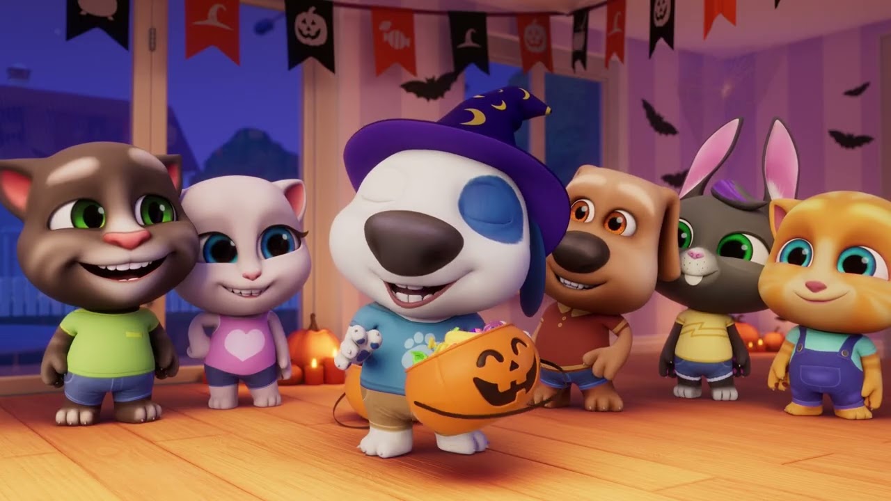 Talking Tom - Halloween Schrik! | Kindertelevisie | WildBrain Dierentuin