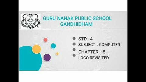 Class - 4,computer ( Chapter- 5( LOGO REVISITED) part - 1.