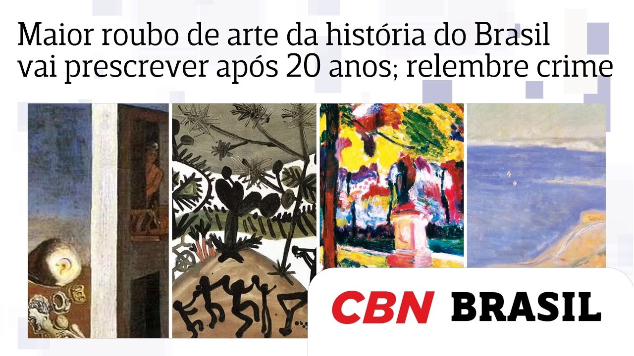 Maior roubo de arte da história do Brasil vai prescrever após 20 anos; relembre crime