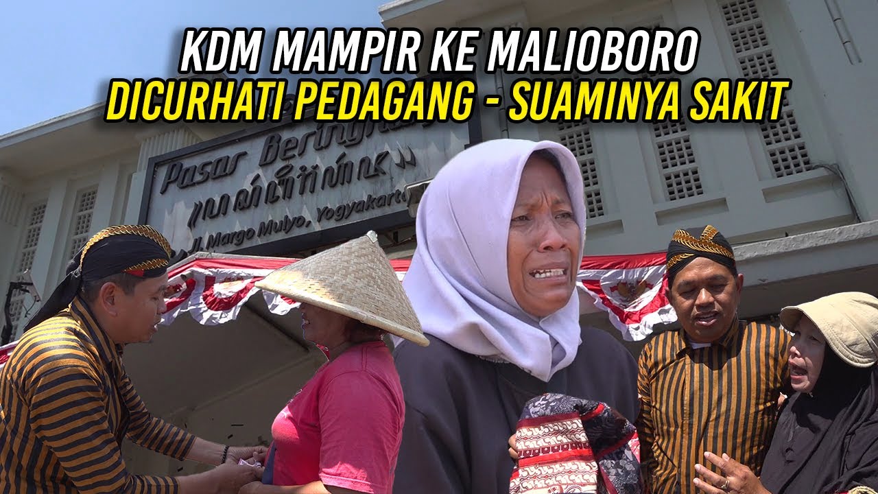 MAMPIR KE MALIOBORO | KDM DICURHATI PEDAGANG AIR MINERAL - SUAMINYA S4K1T J4NTUNG