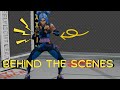 Behind the Scenes of my Neon Animation Fighting