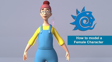 Modeling a Female Character in Lightwave 3D (Time lapse)