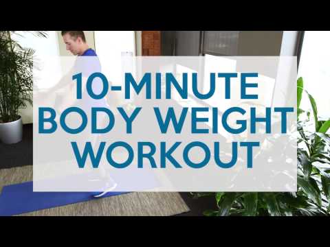 10 Minute Body Weight Workout