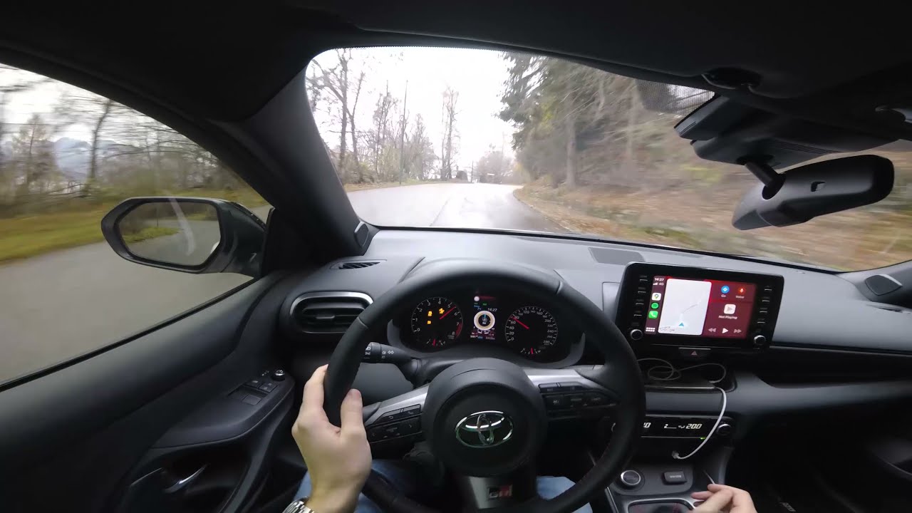 Toyota GR Yaris - Wet Mountain Road