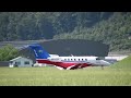 Pilatus PC24 HB-VVH landing at Buochs Airport