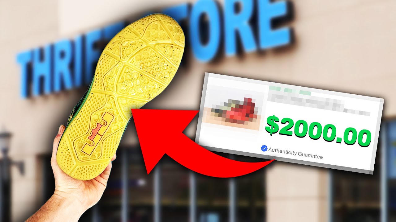 I Found A $2000 SNEAKER GRAIL At The Thrift Store! - YouTube