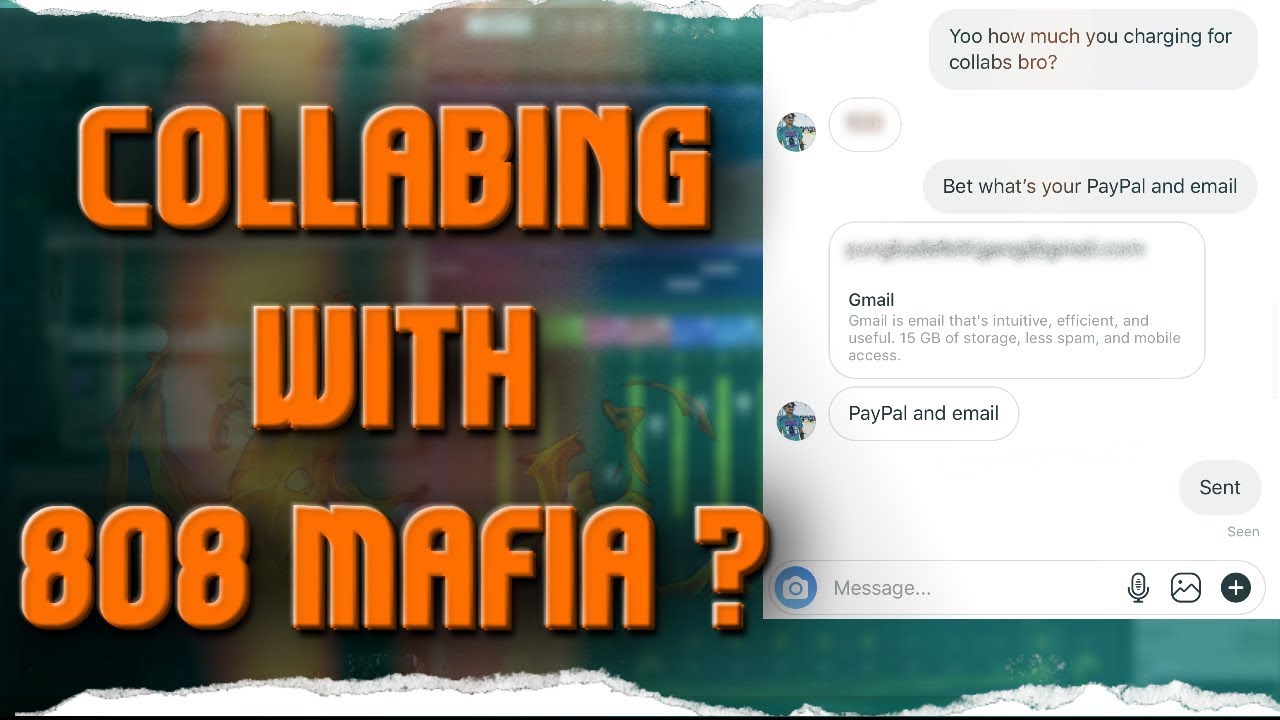 I Paid a Member of 808 MAFIA for a Collab | Here's what happened ..