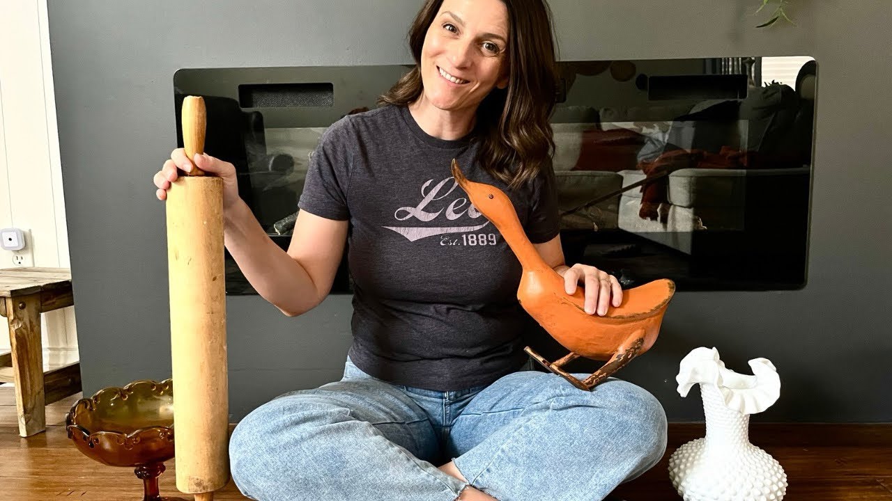Thrifting The Cutest Duck and the BIGGEST Rolling Pin I’ve Ever Seen!