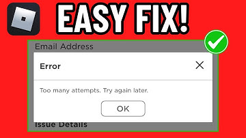 HOW TO FIX ROBLOX TOO MANY ATTEMPTS PLEASE TRY AGAIN LATER (2025)